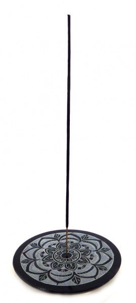 Räucherstäbchenhalter „Lotusblume“ Ø 10,0 cm, Speckstein