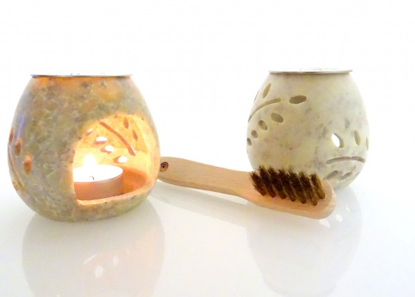Räucherstövchen &quot;Selva&quot; Ø 5,5 cm, H: 8,5 cm aus Speckstein