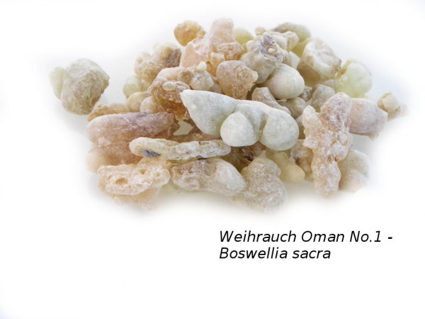 Boswellia sacra - Weihrauch Harz Oman No.1 - naturbelassen (Royal Hojari*)