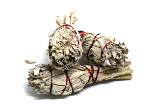 natürlicher weißer Salbei 3x Gr. S, 15 -20 g,Smudge Stick - white Sage -  