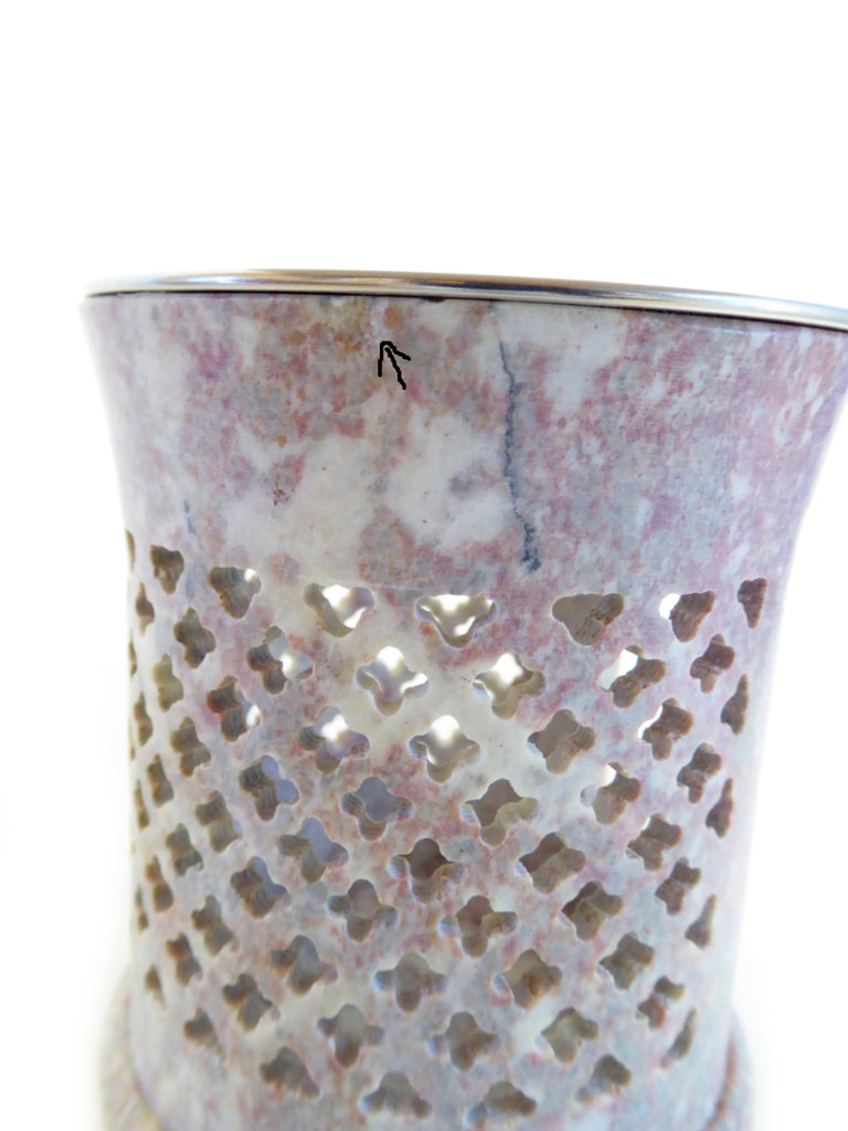 B - Ware: Räucherstövchen "Anjuli" aus Speckstein