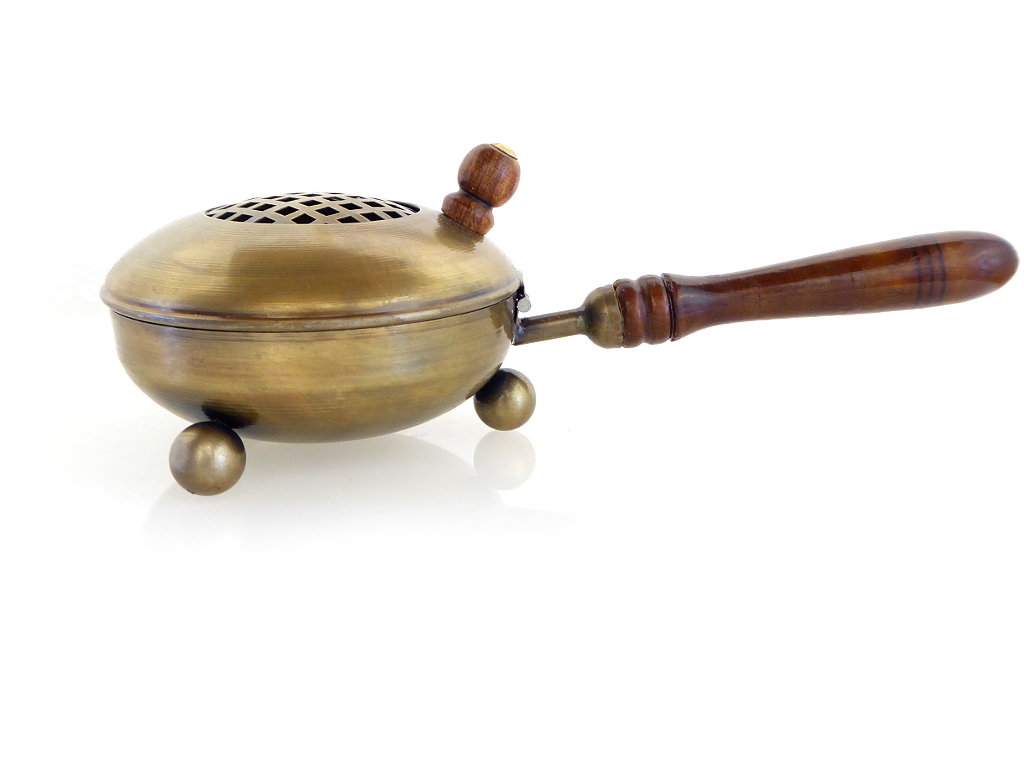 Fumaga – Räucherpfanne „Haniel“ - Design: antik, matt gebürstet