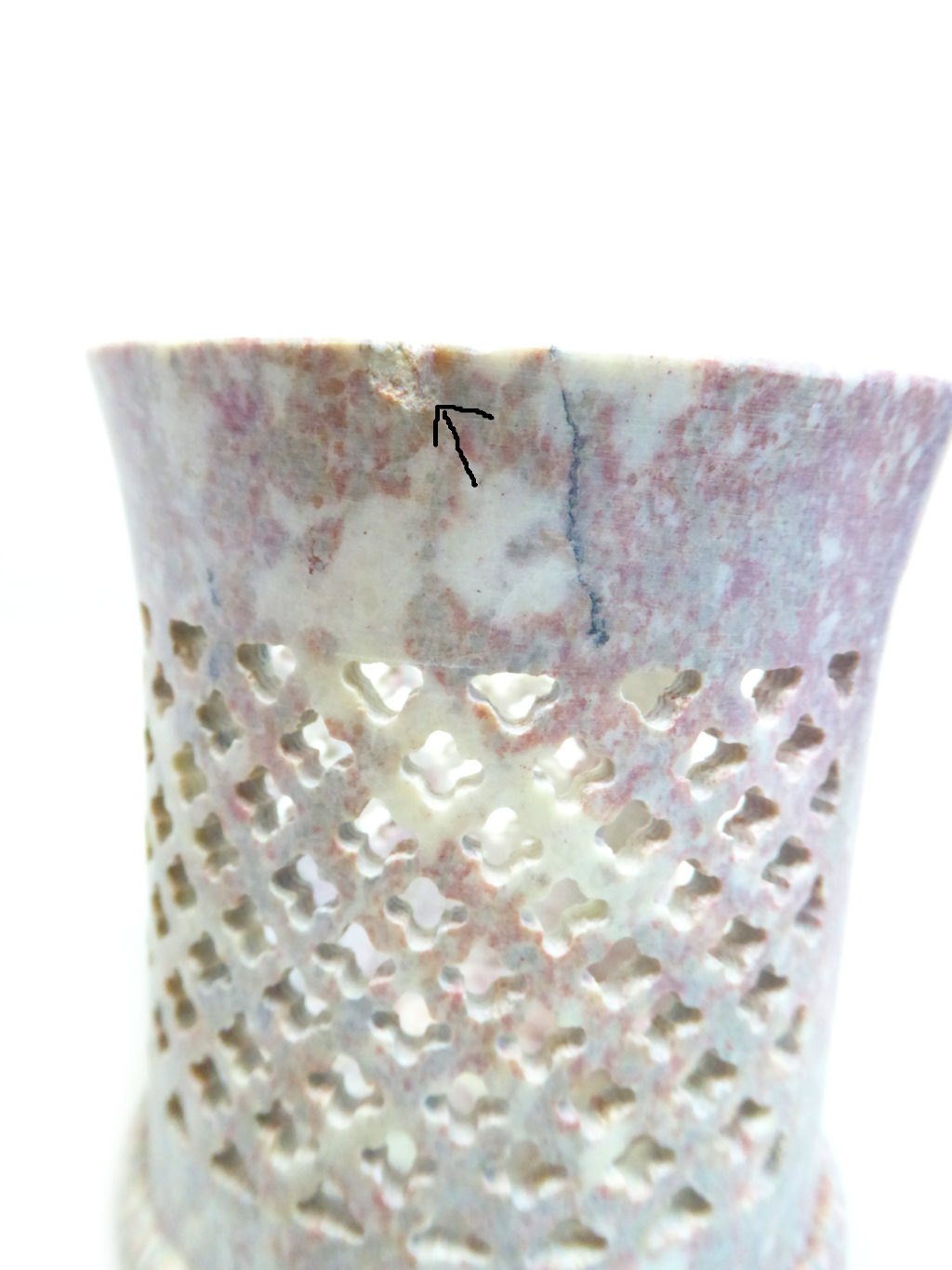 B - Ware: Räucherstövchen "Anjuli" aus Speckstein