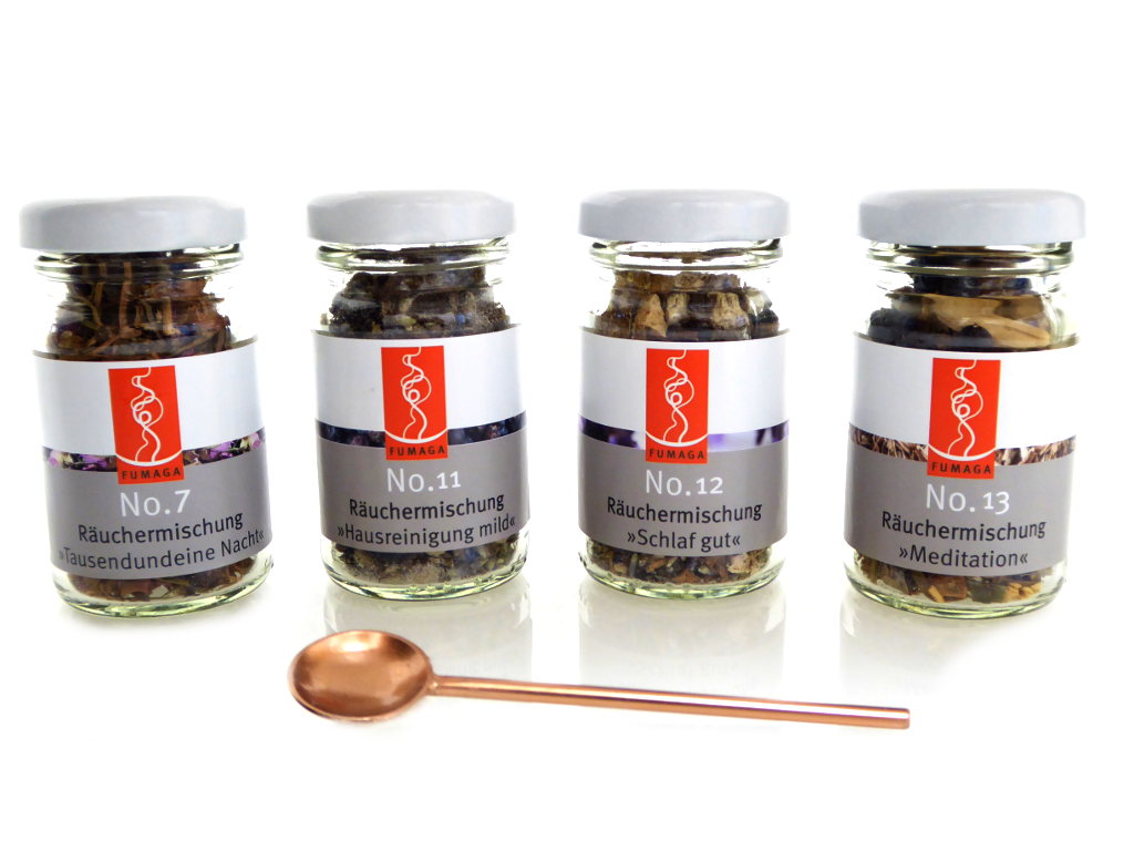 4x 50 ml Räucherwerk No.7, No.11 - No.13