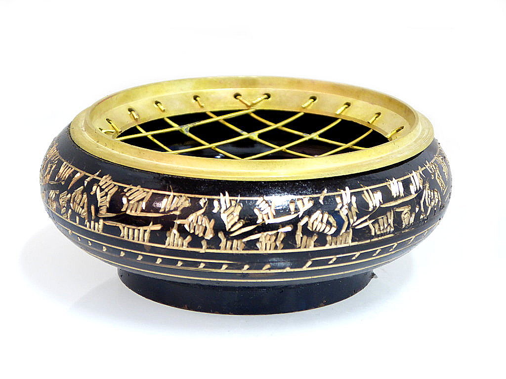 edles Räuchergefäß „Topkapi“ 9,0 cm aus Messing