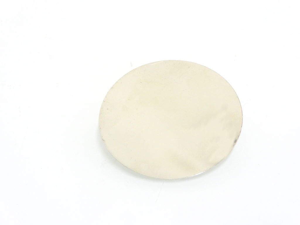 Räucherplättchen Ø 5,0 cm in Silber - ungelocht