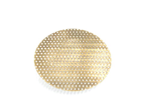 Räucherplättchen Ø 5,0 cm bronze - gelocht