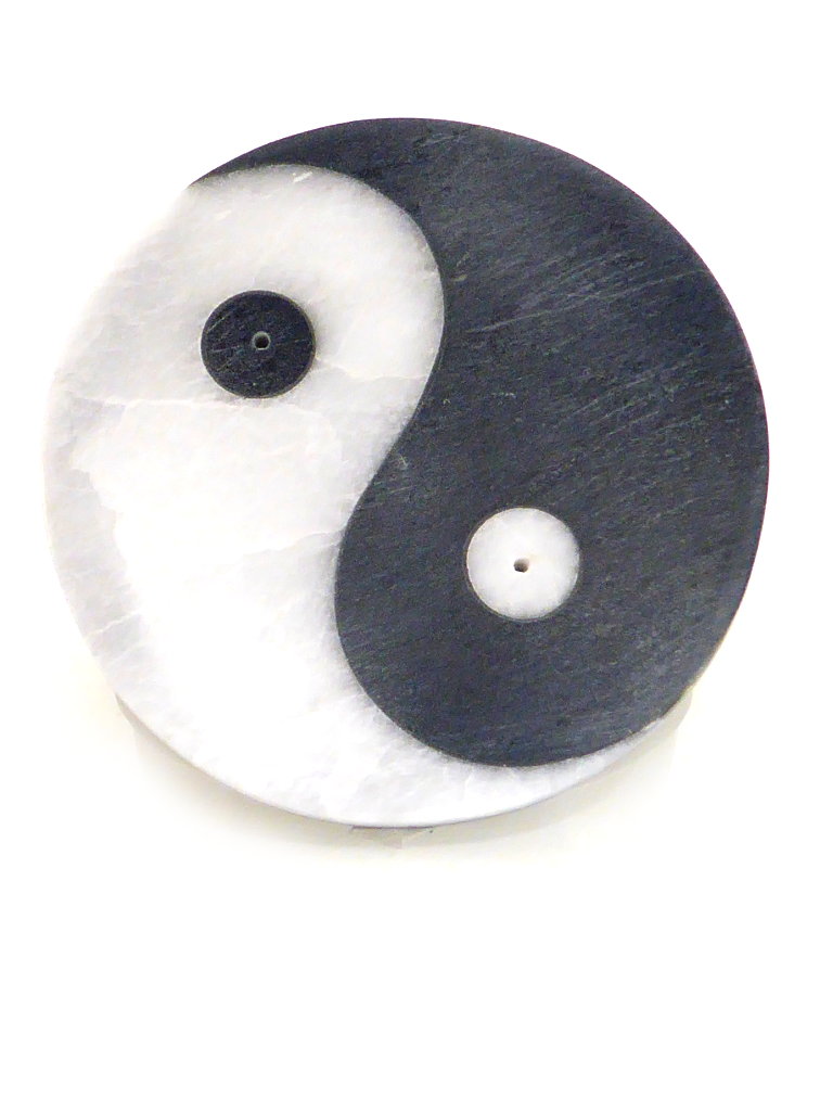 Räucherstäbchenhalter „Yin Yang“ aus Marmor Ø 10,0 cm